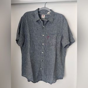 Men’s Standard Fit Levis Short-Sleeve Button Up